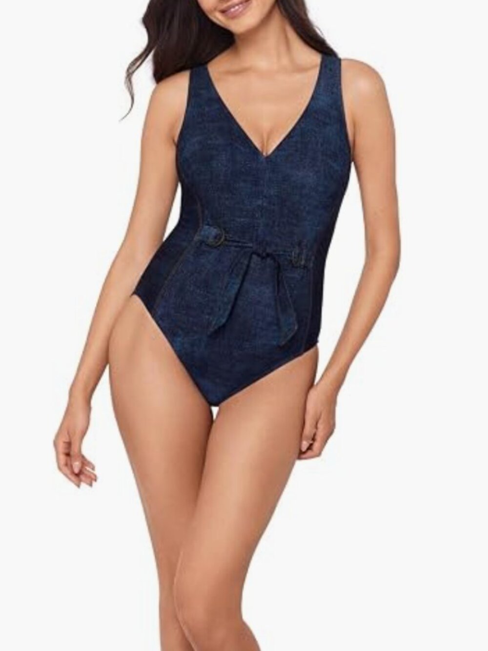Magicsuit Billie Jean Shania One Piece Swimsuit Blue Size 8 8159